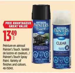 Canadian Tire Rust-Oleum Painter's Touch Spray Paint offer