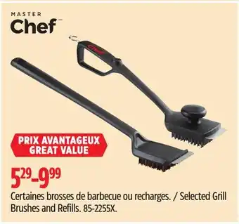 Canadian Tire Master Chef Selected Grill Brushes and Refills offer