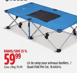 Canadian Tire Woods Quad-Fold Pet Cot offer