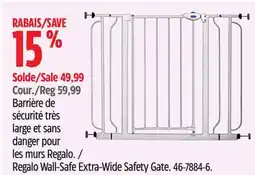 Canadian Tire Regalo Wall-Safe Extra-Wide Safety Gate offer