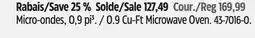 Canadian Tire Vida by PADERNO 0.9 Cu-Ft Microwave Oven offer