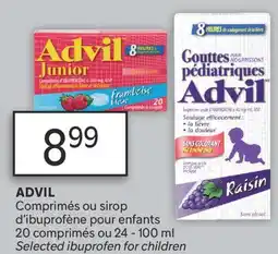 Brunet ADVIL Comprimés ou sirop d'ibuprofène pour enfants offer