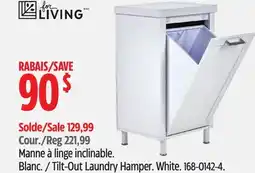 Canadian Tire FOR LIVING Tilt-Out Laundry Hamper offer