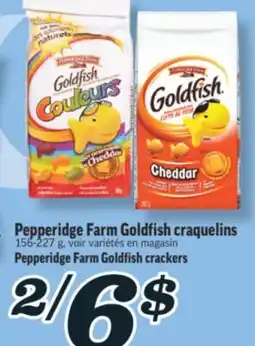 Marché Richelieu PEPPERIDGE FARM GOLDFISH CRAQUELINS | PEPPERIDGE FARM GOLDFISH CRACKERS offer