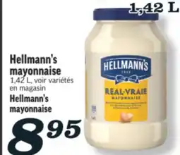 Marché Richelieu HELLMANN'S MAYONNAISE | HELLMANN'S MAYONNAISE offer