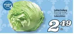 Marché Richelieu LAITUE ICEBERG | ICEBERG LETTUCE offer