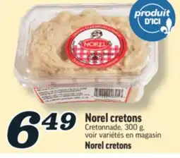 Marché Richelieu CRETONS NOREL | NOREL CRETONS offer