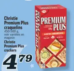 Marché Richelieu CHRISTIE PREMIUM PLUS CRAQUELINS | CHRISTIE PREMIUM PLUS CRACKERS offer