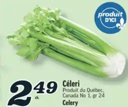 Marché Richelieu CÉLERI | CELERY offer