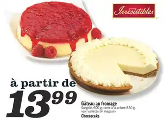 Marché Richelieu Gâteau au fromage | Cheesecake offer
