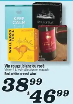 Marché Richelieu VIN ROUGE, BLANC OU ROSÉ | RED, WHITE OR ROSÉ WINE offer