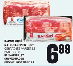 Provigo BACON FUMÉ NATURELLEMENT PC, 250-500 G offer