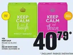 Provigo VIN KEEP CALM, 4 L offer