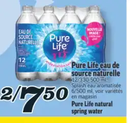 Marché Richelieu PURE LIFE EAU DE SOURCE NATURELLE | PURE LIFE NATURAL SPRING WATER offer