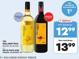 Provigo VIN WALLAROO TRAIL ROUGE OU BLANC, 1 L offer