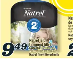Marché Richelieu NATREL LAIT FINEMENT FILTRÉ LACTANTIA | NATREL FINE‑FILTERED MILK offer
