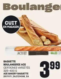 Provigo BAGUETTE BOULANGERIE ACE, 325-400 G offer