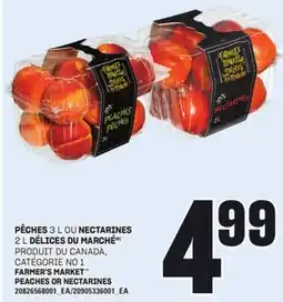 Provigo PÊCHES, 3 L OU 2 L DÉLICES DU MARCHÉ offer