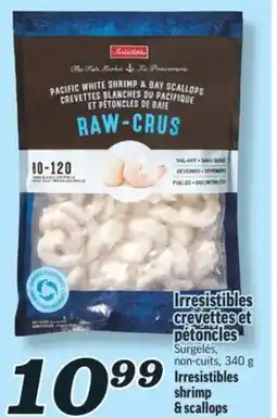 Marché Richelieu Crevettes et pétoncies Irresistibles | Irresistibles shrimp & scallops offer
