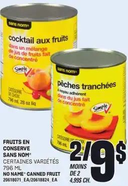Provigo FRUITS EN CONSERVE SANS NOM , 796 ML offer