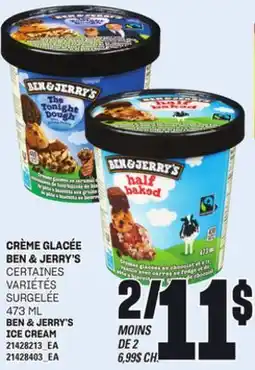 Provigo CRÈME GLACÉE BEN & JERRY'S, 473 ml offer