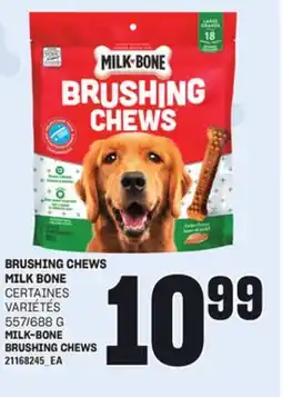 Provigo BRUSHING CHEWS MILK BONE, 557/688 G offer