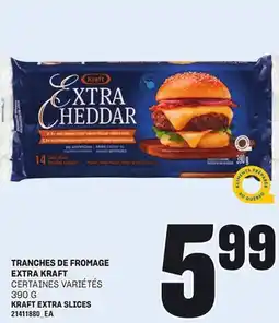 Provigo TRANCHES DE FROMAGE EXTRA KRAFT, 390 G offer