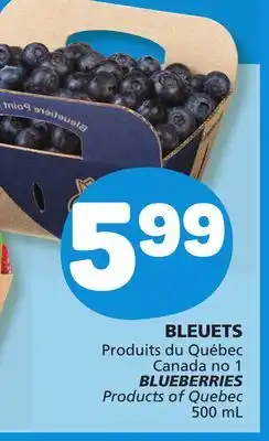 Marché Bonichoix BLUEBERRIES offer
