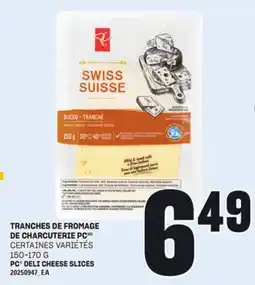 Provigo TRANCHES DE FROMAGE DE CHARCUTERIE PC, 150-170 G offer
