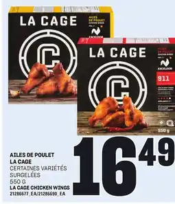 Provigo AILES DE POULET LA CAGE, 550 G offer