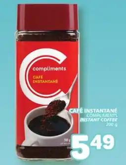 Marché Bonichoix COMPLIMENTS INSTANT COFFEE offer