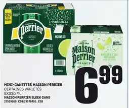 Provigo MINI-CANETTES MAISON PERRIER, 8X330 ML offer
