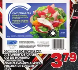 Marché Bonichoix COMPLIMENTS CRAB FLAVOURED ALASKAN POLLOCK OR LOBSTER offer