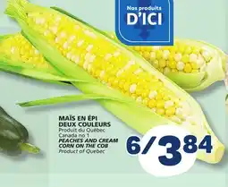 Marché Bonichoix PEACHES AND CREAM CORN ON THE COB offer