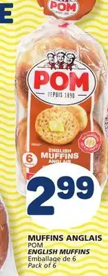 Marché Bonichoix POM ENGLISH MUFFINS offer