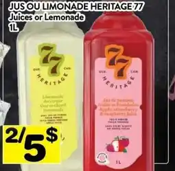 Supermarché PA Juices or Lemonade offer
