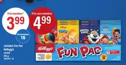 Maxi céréales Fun Pac Kellogg's offer