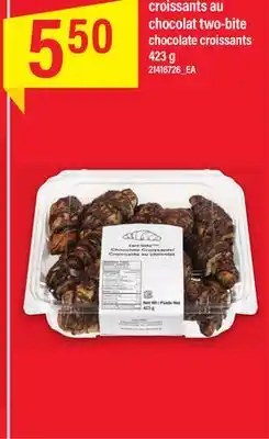 Maxi CROISSANTS AU CHOCOLAT TWO-BITE 423 G offer