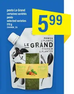 Maxi PESTO LE GRAND, 170 g offer