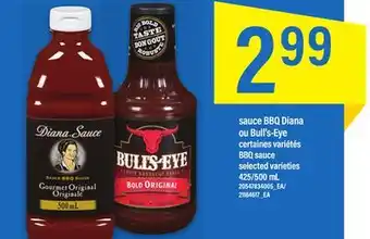 Maxi SAUCE BBQ DIANA OU BULL'S-EYE offer