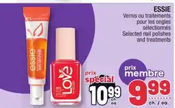Jean Coutu ESSIE Selected nail polishes and treatments offer