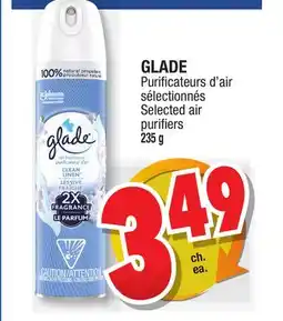 Jean Coutu GLADE Selected air purifiers offer