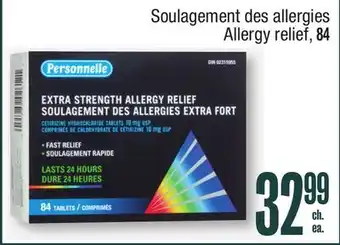 Jean Coutu PERSONNELLE Allergy relief offer