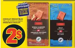 Super C CHOCOLAT IRRESISTIBLES | IRRESISTIBLES CHOCOLATE offer