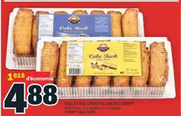 Super C BISCOTTES CROUSTILLANTES CRISPY | CRISPY CAKE RUSK offer