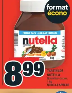 Super C TARTINADE NUTELLA | NUTELLA SPREAD offer