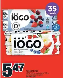Super C YOGOURT IÖGO | IÖGO YOGURT offer