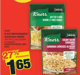 Super C PLAT D'ACCOMPAGNEMENT SIDEKICKS KNORR | KNORR SIDEKICKS SIDE DISH offer