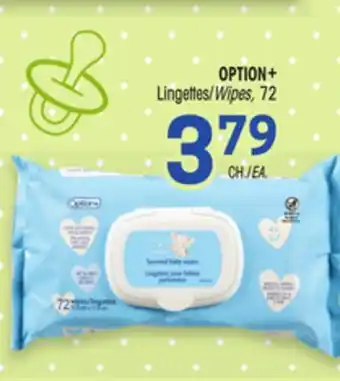 Uniprix OPTION+ Lingettes/Wipes offer