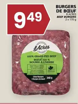 Rachelle-Bery Grocery 8 ACRES BEEF BURGERS offer